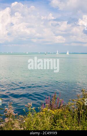 Il lago di Balaton in Ungheria Foto Stock