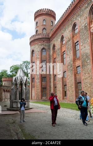 Sontuoso castello in Kamieniec Ząbkowicki, Ząbkowice Śląskie County, Bassa Slesia voivodato, Polonia Foto Stock