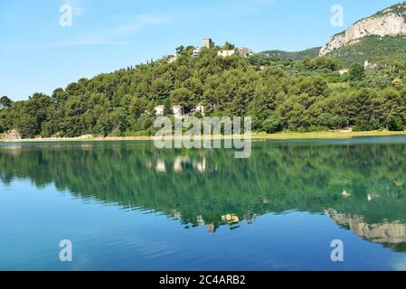 Lago artificiale le Revest-les-Eaux Var Foto Stock