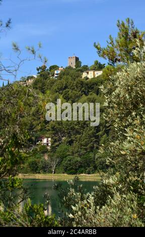 Lago artificiale le Revest-les-Eaux Var Foto Stock