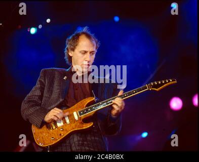 Diré Straits a Wembley Arena 1988 Foto Stock