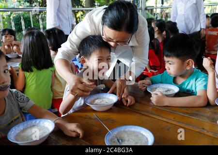 Scuola materna gestita da suore dominicane Foto Stock