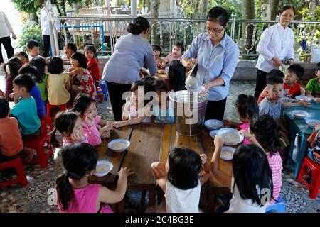 Scuola materna gestita da suore dominicane Foto Stock