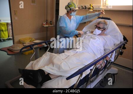 Pronto soccorso - samu 80 - Sdur d'abbeville Dipartimento della somme (80) Foto Stock