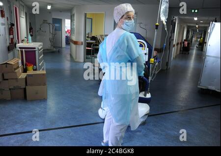 Pronto soccorso - samu 80 - Sdur d'abbeville Dipartimento della somme (80) Foto Stock