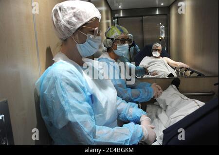 Pronto soccorso - samu 80 - Sdur d'abbeville Dipartimento della somme (80) Foto Stock