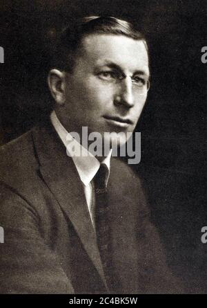 FREDERICK BANTING (1891-1941) scienziato medico canadese e co-scopritore di insulina Foto Stock
