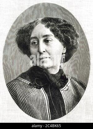 GEORGE SAND (1804-1876) romanziere francese Foto Stock