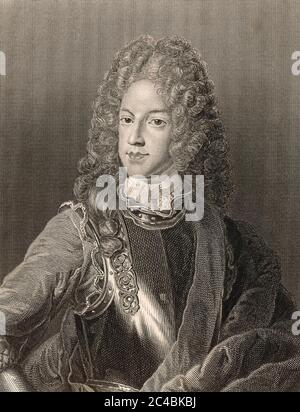 JAMES FRANCIS EDWARD STUART (1688-1766) il vecchio Pretender figlio di Giacomo II circa 1712.. Foto Stock