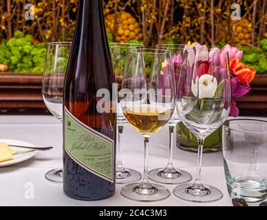 Rheingau Gourmet Festival a Hattenheim, Eltville am Rhein, Germania Foto Stock