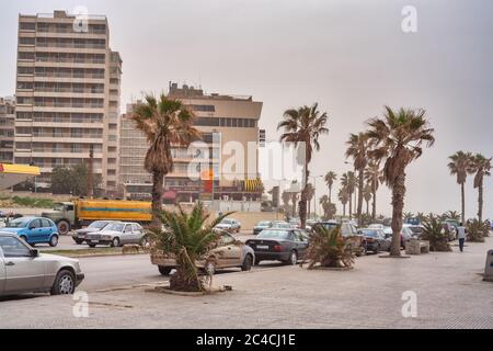 Corniche, Città Architettura, Beirut, Libano Foto Stock