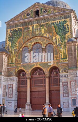 Grande moschea, moschea di Umayyyyad, 715, Damasco, Siria Foto Stock