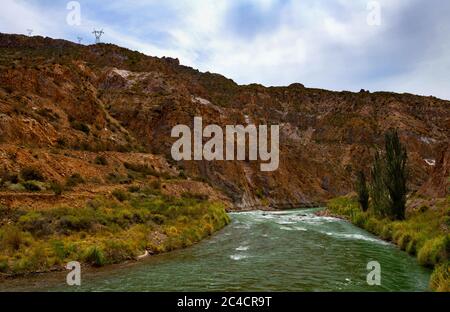 Canyon Atuel in Argentina Foto Stock