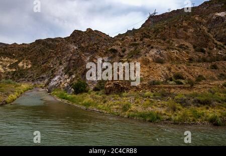 Canyon Atuel in Argentina Foto Stock