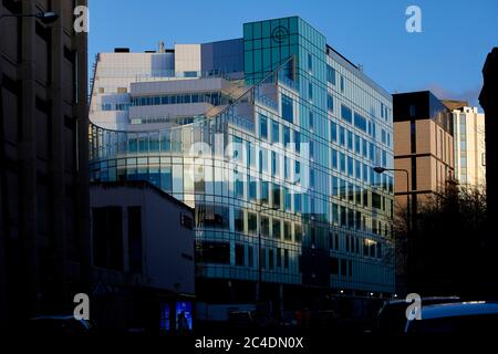 Moderna estensione al Royal Liverpool Hospital Foto Stock