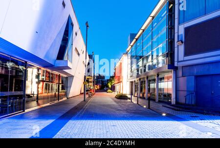 Stratford Circus Arts Venue al Night London UK Foto Stock