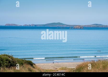 Newgale St Brides Bay Haverfordwest Pembrokeshire Galles Foto Stock