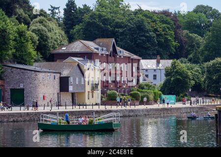 Butts traghetto fiume Exe Exeter Quay Exeter Devon England Foto Stock