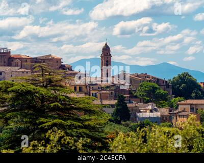 Campanile di San Niccolò al Carmine, Siena. Italia Foto Stock