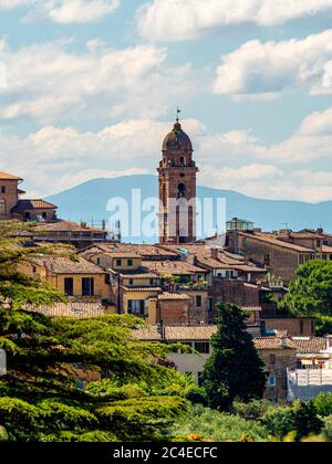 Campanile di San Niccolò al Carmine, Siena. Italia Foto Stock