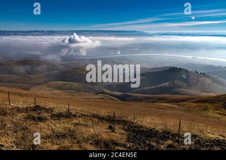 Lewiston, ID, e Clarkston, WA, Valley Foto Stock