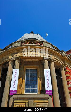 Blackpool Public Central Library grado 2 elencato costruito 1911 Foto Stock