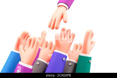 Aiuto, illustrazione concettuale. Foto Stock