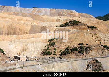 Miniera di rame di Bingham Canyon, Salt Lake City, Utah, Stati Uniti, Nord America Foto Stock