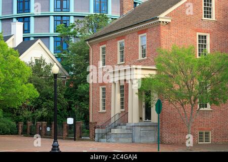 La storica Willoughby Baylor House, Norfolk, Virginia, Stati Uniti Foto Stock