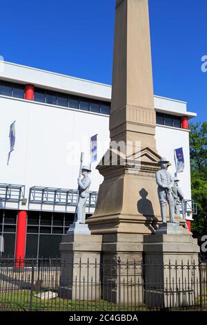 Monumento confederato, Portsmouth City, Norfolk Region, Virginia, USA Foto Stock