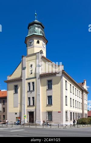 Pošta, město Dvůr Králové nad Labem, Kralovéhradecký kraj, Česká republika / ufficio postale, città Dvur Kralove nad Labem, regione di Hradec Kralove, Repubblica Ceca Foto Stock