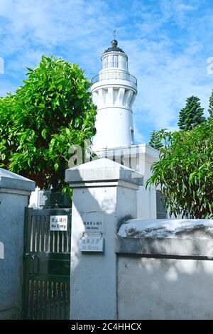 Faro di Bishajia a Taoyuan City, Taiwan Foto Stock