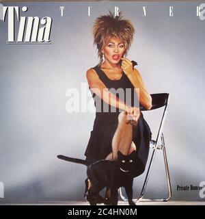 Tina Turner Private Dancer (Francia) 12'' LP Vinyl - copertina da record d'epoca Foto Stock