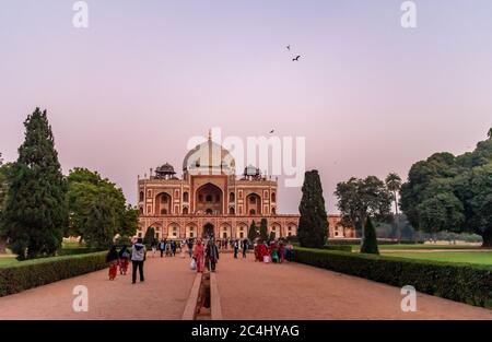 Humayuns Tomba, Delhi, India Foto Stock