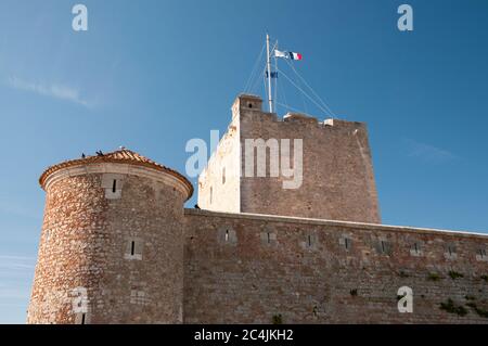 Vauban fortezza (Fort Vauban) a Fouras, un sito patrimonio mondiale dell'UNESCO, Charente-Maritime (17), Nouvelle-Aquitaine regione, Francia Foto Stock
