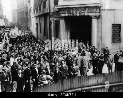 Grande depressione negli Stati Uniti Foto Stock