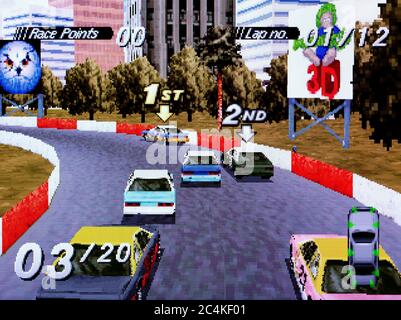 Destruction Derby - Sony PlayStation 1 PSX - solo per uso editoriale Foto Stock