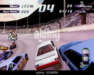 Destruction Derby 2 - Sony PlayStation 1 PSX - solo per uso editoriale Foto Stock