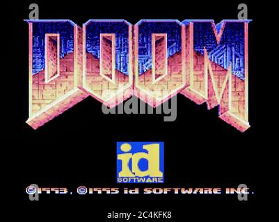 Doom - Sony PlayStation 1 PS1 PSX - solo per uso editoriale Foto Stock