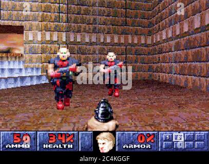 Final Doom - Sony PlayStation 1 PSX - solo per uso editoriale Foto Stock