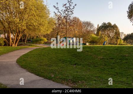 Horsham Park West sussex covid 19, blocco del virus corona 2020 Foto Stock