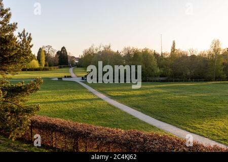 Horsham Park West sussex covid 19, blocco del virus corona 2020 Foto Stock