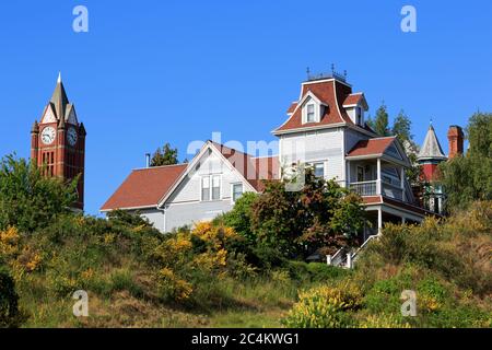 Distretto storico, Port Townsend, Puget Sound, Washington state, USA, Nord America Foto Stock