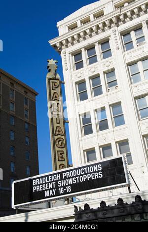 Pantages Theatre, Tacoma, Washington state, USA Foto Stock