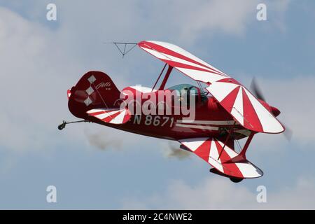 Flugshow, appassionati di aviazione, Warbirds, vecchi aerei Foto Stock