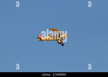 Flugshow, appassionati di aviazione, Warbirds, vecchi aerei Foto Stock