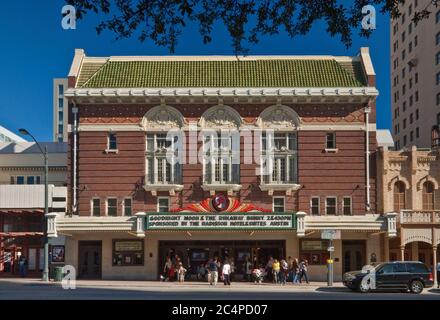 The Paramount Theatre, Congress Avenue nel centro di Austin, Texas, Stati Uniti Foto Stock