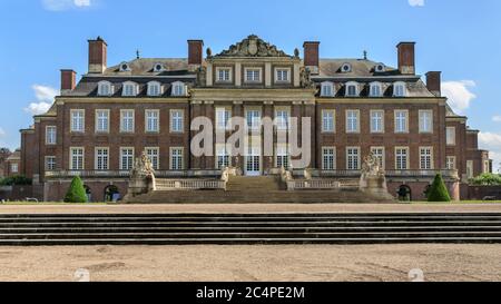 Schloss Nordkirchen, castello fossato, Wasserschloss, Nordkirchen palazzo barocco, Nord Reno Westfalia, Germania Foto Stock