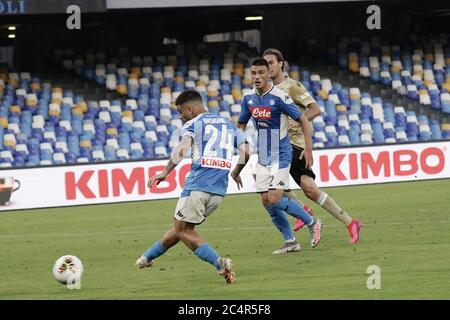 Napoli, Italia. napoli, Italia, Stadio San Paolo, 28 giugno 2020, durante - - Credit: LM/Marco Iorio Credit: Marco Iorio/LPS/ZUMA Wire/Alamy Live News 2020 Foto Stock