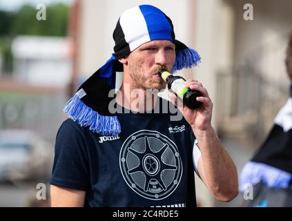 Bielefeld, Germania. 2020 giugno, 28.06.2020. Firo: 2019/2020, Fuvuball, 3.Bundesliga, 1980 Arminia Bielefeld - FC Heidenheim Fabian Klos (Arminia Bielefeld) Ritratto | Usage worldwide Credit: dpa/Alamy Live News Foto Stock